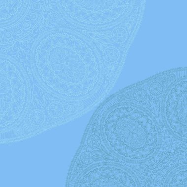 kartı şablonunun gövde tasarımı. Dekoratif yuvarlak dantel.