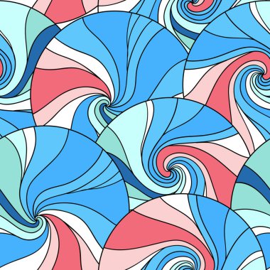 Soyut çiçeklerin kusursuz dokusu. Vektör arkaplanı.