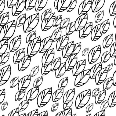 vektör çizim. stilize siyah Dikişsiz desen bırakır.