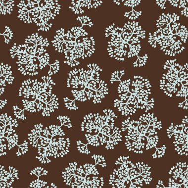 Brunch ile Seamless modeli. vektör arka plan doğa.