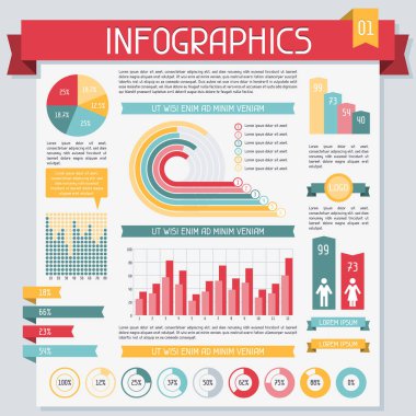 Bilgi Grafikleri ögeleri koleksiyonu 1..