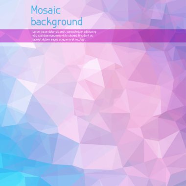 Mozaik arka plan üçgen ile.