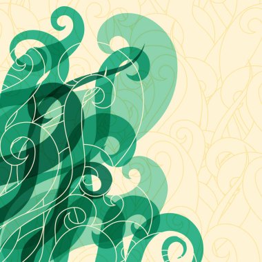 arka plan saç bukleler ve dalgalar.