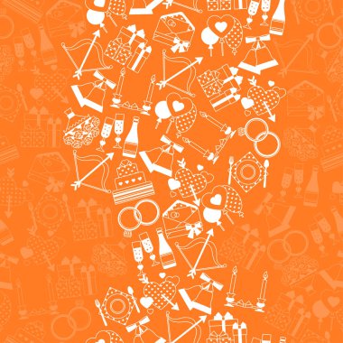 Dikişsiz düğün desen retro tarzı.