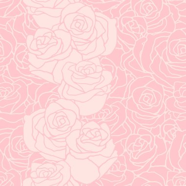 çiçek gül ile Seamless Modeli.