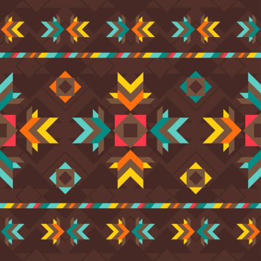 Yerel tarzda etnik seamless modeli.