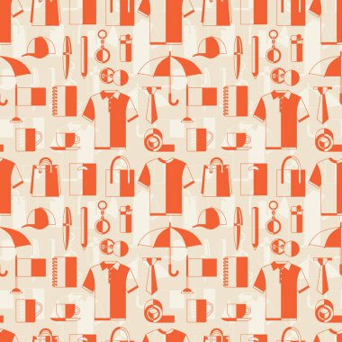 promosyon hediyeler ve Hatıra Eşyası ile Seamless Modeli.