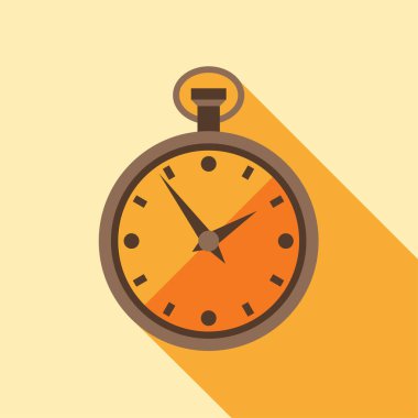 düz tasarım stili simgesini retro izle.
