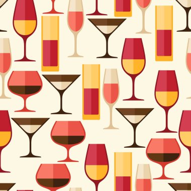 Restoran ya da bar seamless modeli ile farklı gözlük.