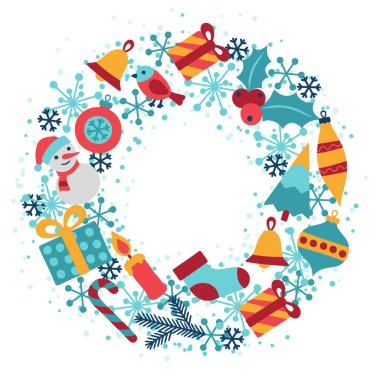 mutlu Noeller ve mutlu yeni yıl davetiye.