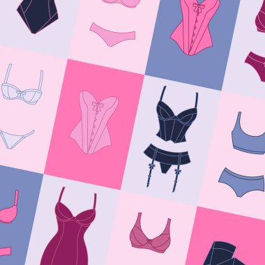 Moda iç çamaşırı arka plan tasarımı ile kadın iç çamaşırı.