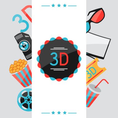 Arka plan film öğelerini ve sinema simgeler.