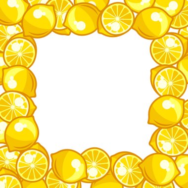 Arka plan tasarım stilize taze olgun limon ile.