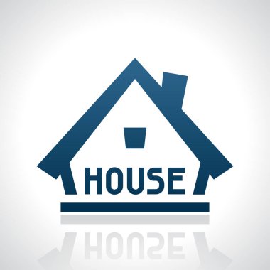 Evi logo şablonu. Emlak tasarım konsepti.