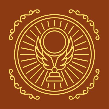 Spor veya iş arka planda çizgi stili Ödülü.