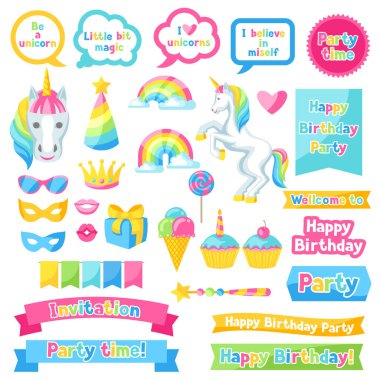 İyi ki doğdun scrapbook yama. Fantastik öğeleri ve nesneleri için önerilerim.