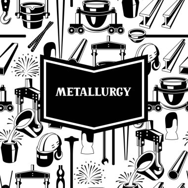 Metalurji arka plan tasarımı. Endüstriyel öğeleri ve ekipman.