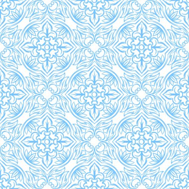 İtalyan seramik seramik deseni. Etnik halk süsleri. Meksika talavera, Portekiz azulejo veya İspanyol majolikası.