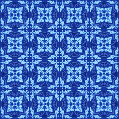 İtalyan seramik seramik deseni. Etnik halk süsleri. Meksika talavera, Portekiz azulejo veya İspanyol majolikası.