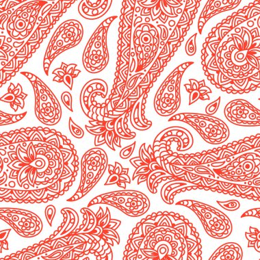 Hint etnik etkisinden arınmış desenli şal desenli. Endonezya batiği. Nilüfer çiçeğiyle süslenmiş etnik halk süsleri. Kına mandala dövme stili.