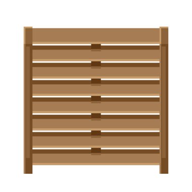 Beyaz ahşap çit tasviri. Bahçe, tarla ya da bahçe koruma bölümü.