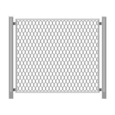 Kablolu tel tel tel çitin resmi. Bahçe, park veya bahçe koruma bölümü.