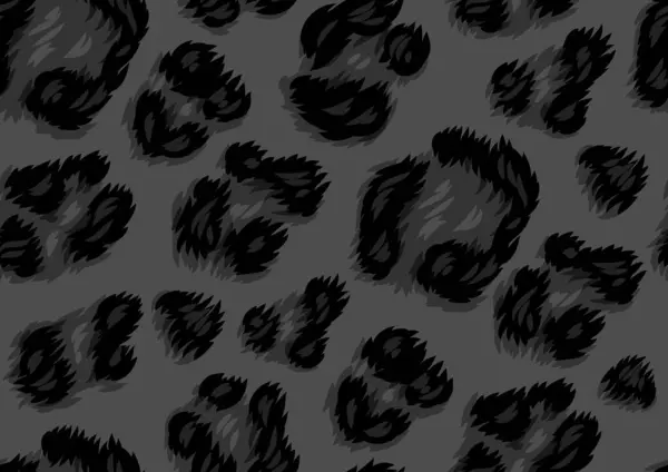 Leopar desensiz. Hayvan stilize izi, kürk dokusu.