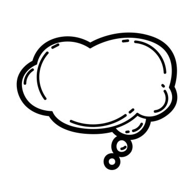 Çizgi film konuşma baloncuğu tasviri. Şehirli renkli yaratıcı genç imajı. Modern çizgi roman tarzında moda sembolü.