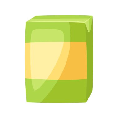 Meyve suyunun stilize edilmiş hali. Kutu biçiminde simge.