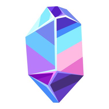 Kristal ya da mineral tasviri. Dekoratif renk değerli taş.