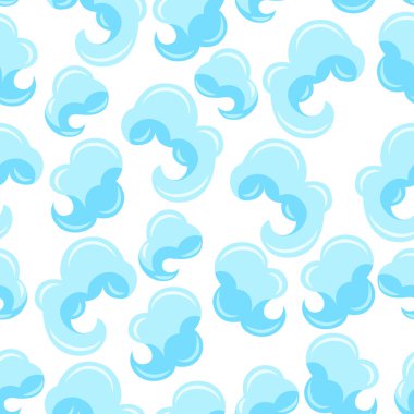 Bulutlu kusursuz desen. Soyut biçimlendirilmiş arka plan.