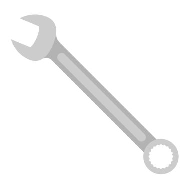 İngiliz anahtarı çizimi. Onarım ve inşaat aracı.