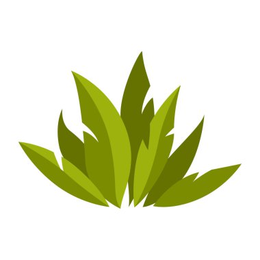 Baharda yeşil çalı tasviri. Bahçıvanlık sezonu.