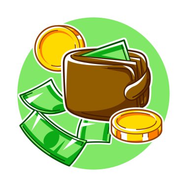 Paralı bankacılık illüstrasyonları. İş ve finans kavramı. Ekonomi ve ticaret stilize edilmiş imaj.