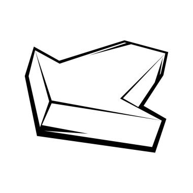 Soyut grafiti okunun tasviri. Çizgi filmdeki yaratıcı genç imajı. Modern tarzda moda sembolü.