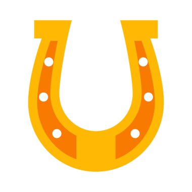 At nalı aldatmacası. İyi şans sembolü. Tasarım veya dekorasyon için resim.