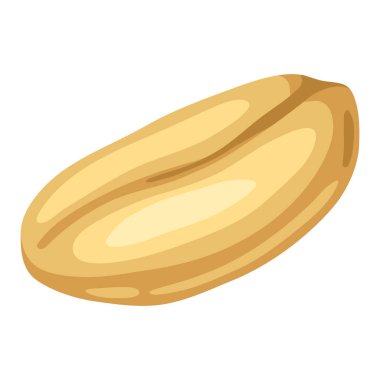 Tohum ya da tohum ekmek için tahıl. Tarım ekimi illüstrasyonu. Mevsimlik tarla imajı.