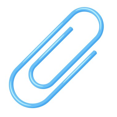 Ataç tasviri. Ofis malzemesi, okul ve iş için aksesuar. Tasarım ve şablon için biçimlendirilmiş kırtasiye.