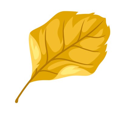 Sonbahar yaprağının resmi. Tarz verilmiş mevsimlik kuru bitki.