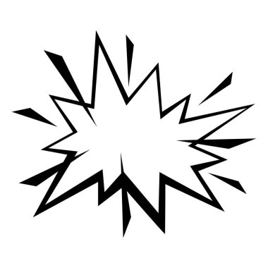 Çizgi roman patlaması tasviri. Çizgi film pop sanatının yaratıcı görüntüsü. Eski tarz moda illüstrasyonları.