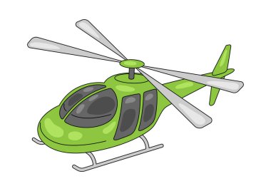 Helikopter tasviri. Ulaşım simgesi. İş veya endüstriyel imaj. Ögeyi taşı.