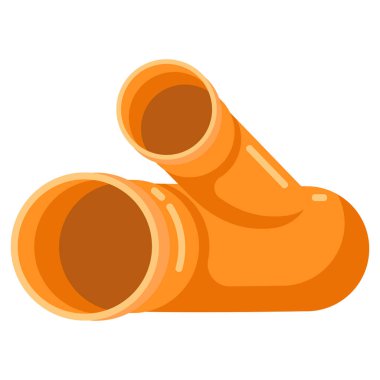 İnşaat için plastik boru. İnşaat ve yenileme için endüstriyel ürün. Dükkan ve depo için basit bir nesne.