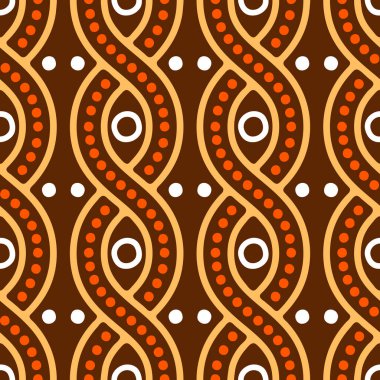 Kusursuz Afrika deseni. El damgası baskısı. Etnik halk süsü dokusu.