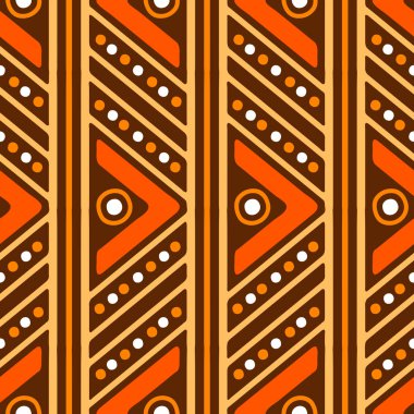 Kusursuz Afrika deseni. El damgası baskısı. Etnik halk süsü dokusu.