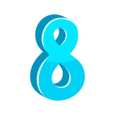 Bir numaranın görüntüsü. Çizgi film tarzında tasarım için resim ve nesne.