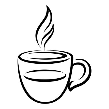 Bir fincan çay. Geleneksel içki tasviri. Reklam ve üretim için görüntü.