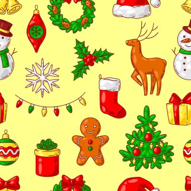 Mutlu Noeller. Çizgi film tarzında tatil geçmişi. Mutlu yıllar..