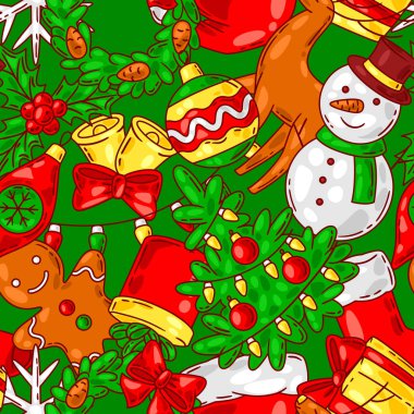 Mutlu Noeller. Çizgi film tarzında tatil geçmişi. Mutlu yıllar..