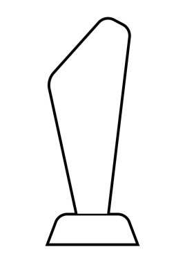 Kaydır veya sertifika simgesi. Spor ya da kurumsal yarışmalar için ödül illüstrasyonu. Kazananlar için ödül.