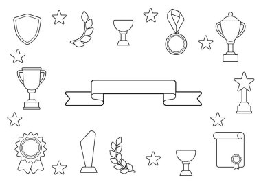 Ödüller ve kupa geçmişi. Spor ya da kurumsal yarışmalar için ödüller. Kazananlar için ödül.
